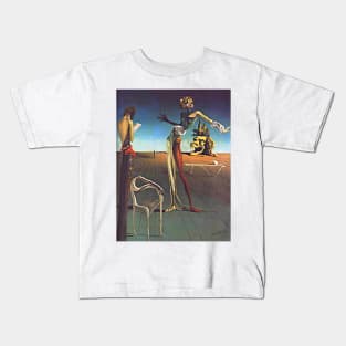 Salvador Dali Woman with a Head of Roses 1935 Art Print Surreal Poster Salvador Dali Gift Surrealism Kids T-Shirt